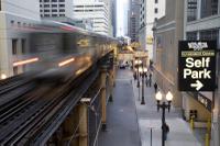 The Loop crossing North Dearborn Street
